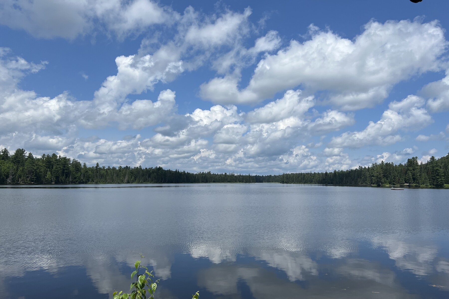 View of lake and sky