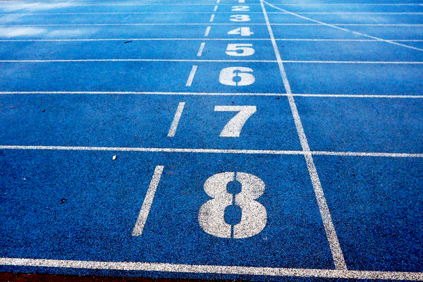 numbers on track