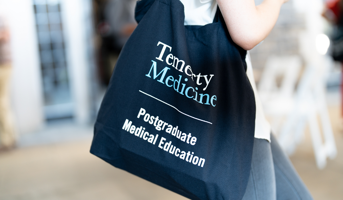 Shoulder bag of Temerty Medicine Postgraduate Medical Education