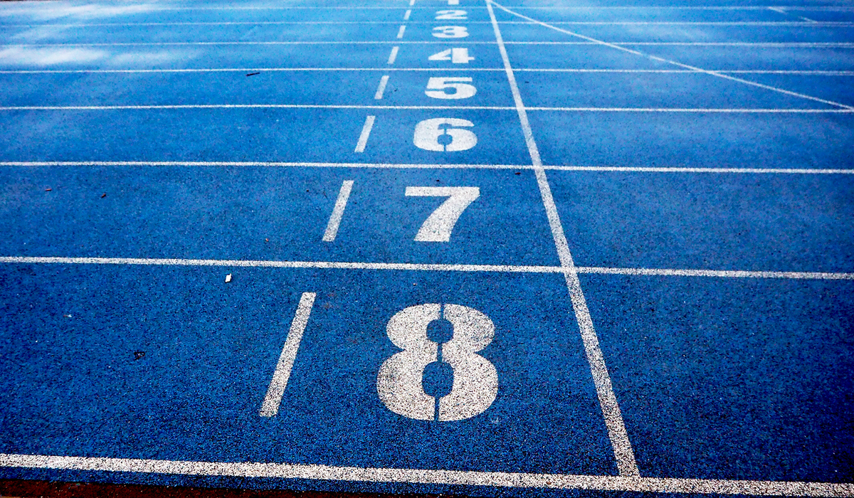 Numbers on track