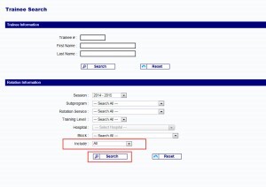 trainee search all