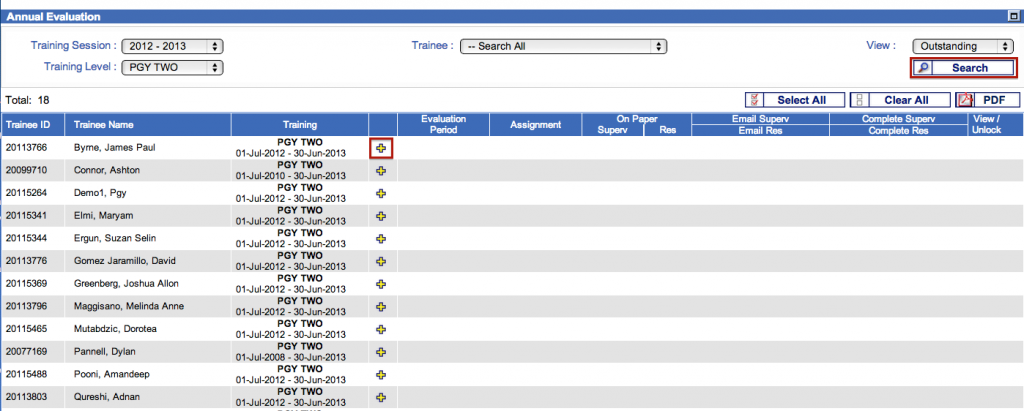 Trainee Assessment Summary (TAS) Report