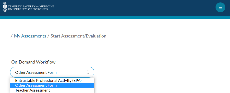 on demand workflow screen