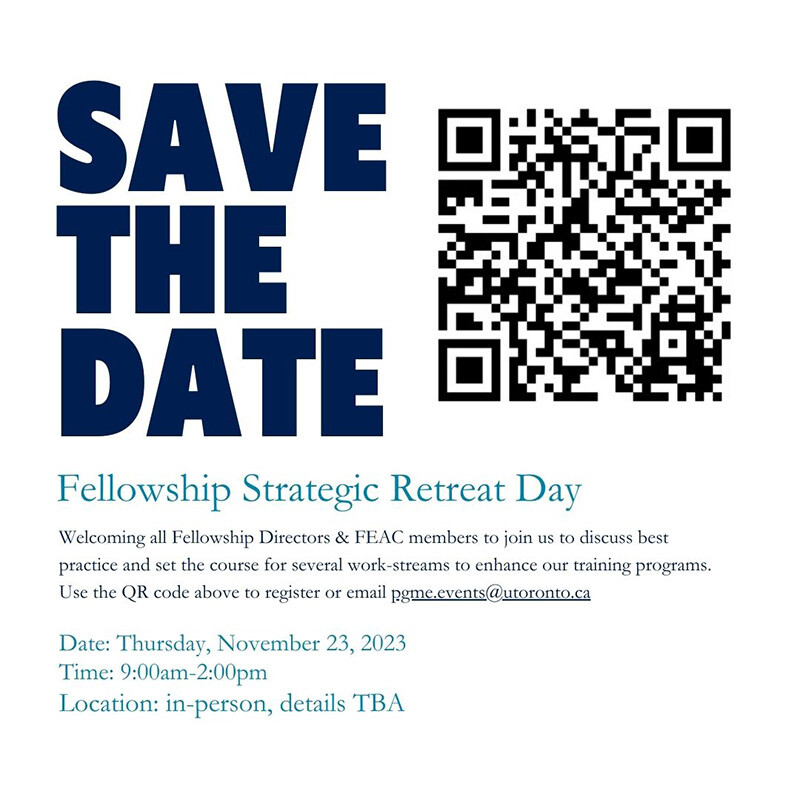 Save the Date Fellowship Retreat QR code