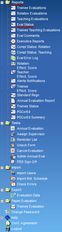 Eval Status